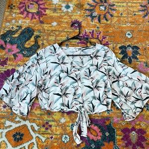 Salty Lemon Flowy Blouse